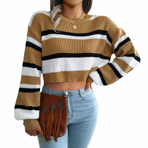 Chic Striped Knit Top