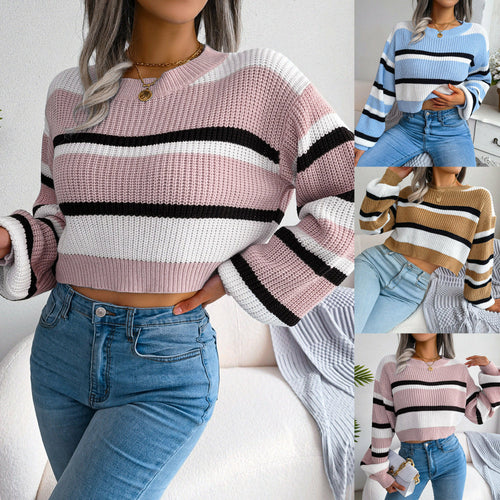 Chic Striped Knit Top